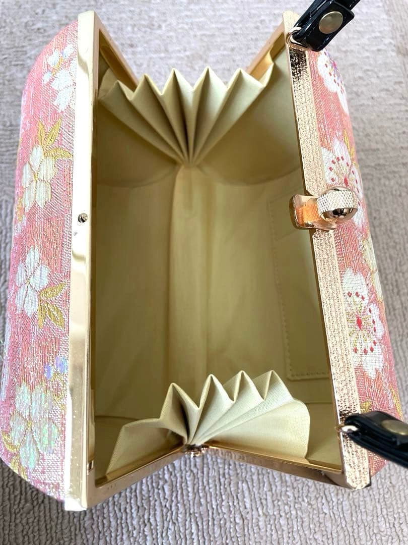 成人式　髪飾り　和装用バッグ　下駄　ファーショール　小物4点セット　和つう