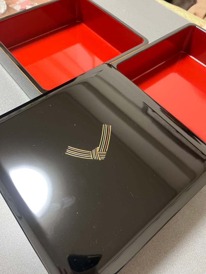 赤黒重箱セット 3つセット