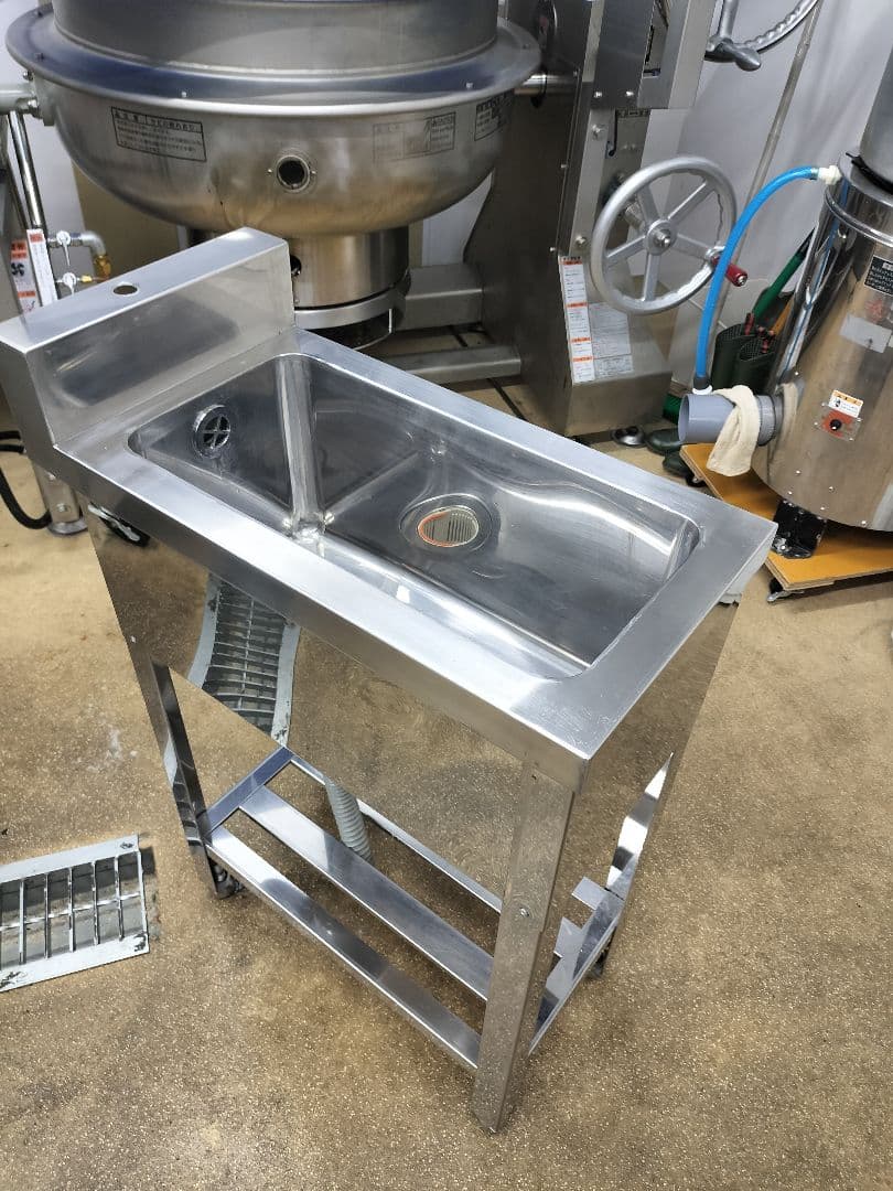 業務用小型シンク　幅30cm 奥行60cm 高80cm〜