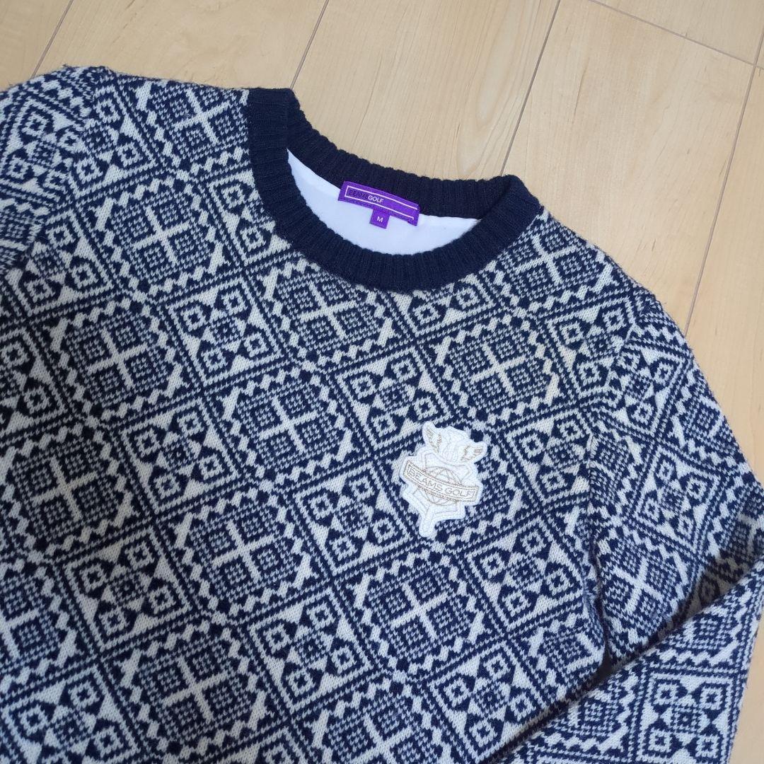 ★美品★BEAMS　GOLF　ニットセットアップ　サイズ　M