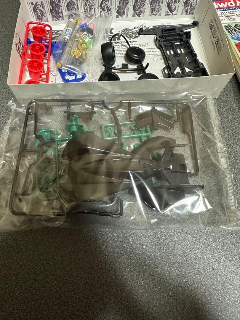 【希少新品】タミヤ ビークスパイダー　ミニ四駆　限定デカール付属