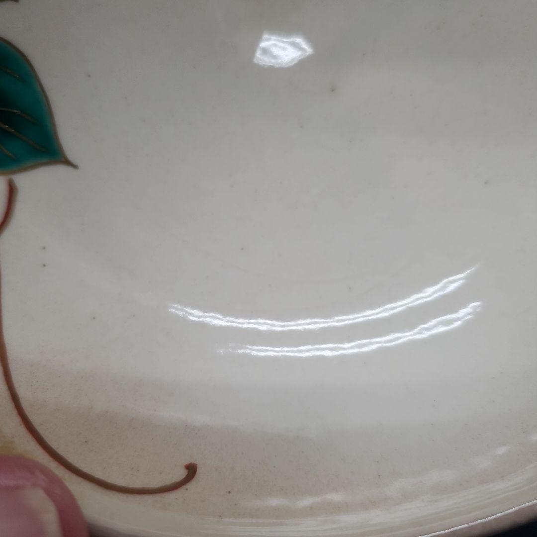 京焼 仁清写 糸巻に梶の葉図 木田義仁 茶碗 茶道具 抹茶碗 21