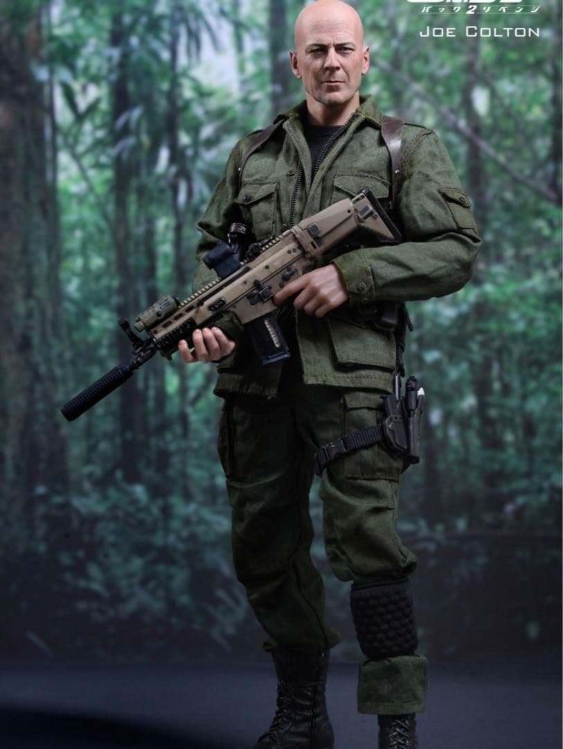 ホットトイズ　ジョーコルトン GIジョー ブルース・ウィリス フィギュ