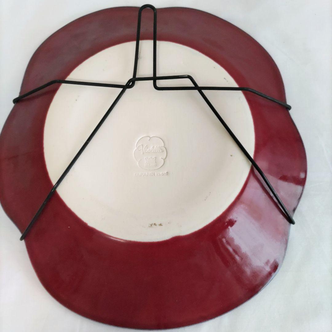 ★ヴィンテージ【ARABIA】プレート大Violettaヴィオレッタ レアカラー