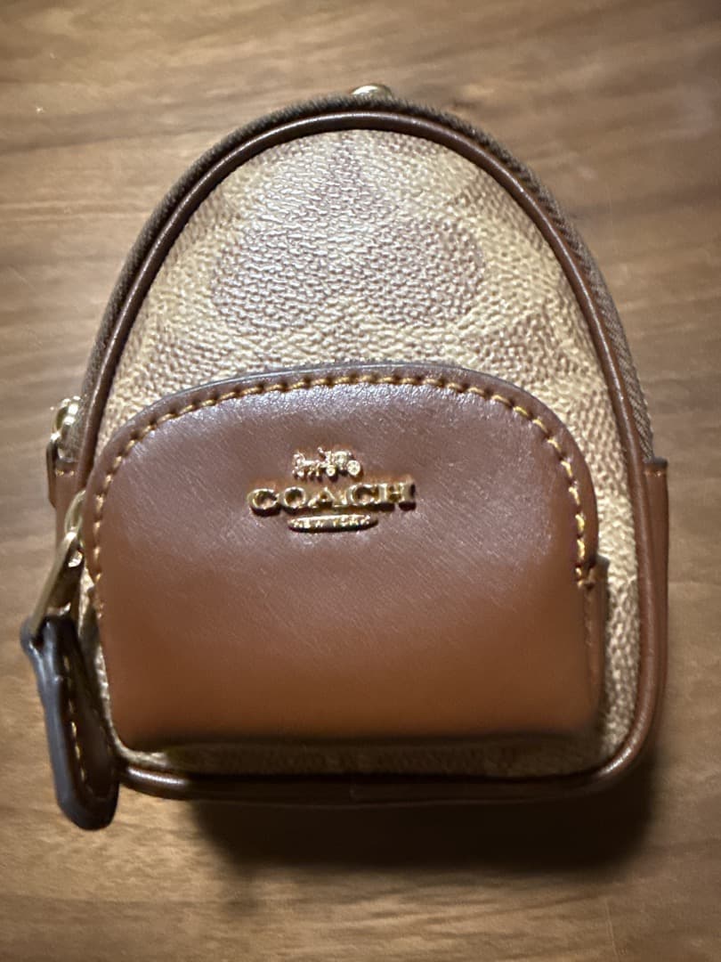 COACH ミニバッグ型ケース ブラウンお値下