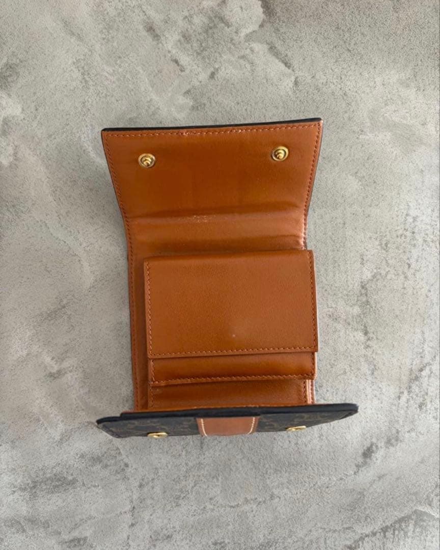 H*i様 CELINE 三つ折り財布 ダークブラウン