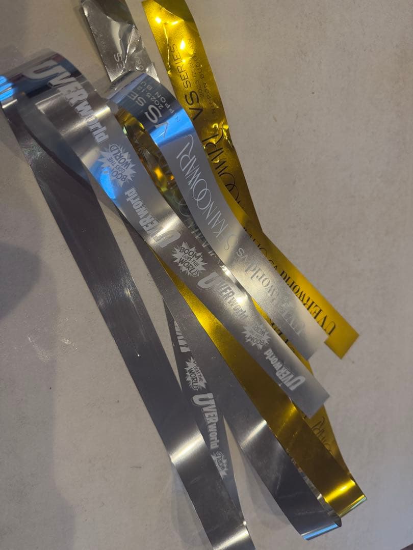 UVERworld VS SEKAI NO OWARI 銀テ金テ　3本セット