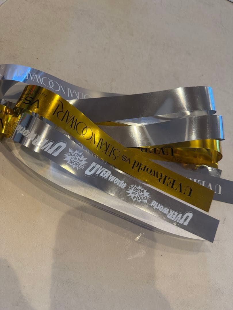 UVERworld VS SEKAI NO OWARI 銀テ金テ　3本セット