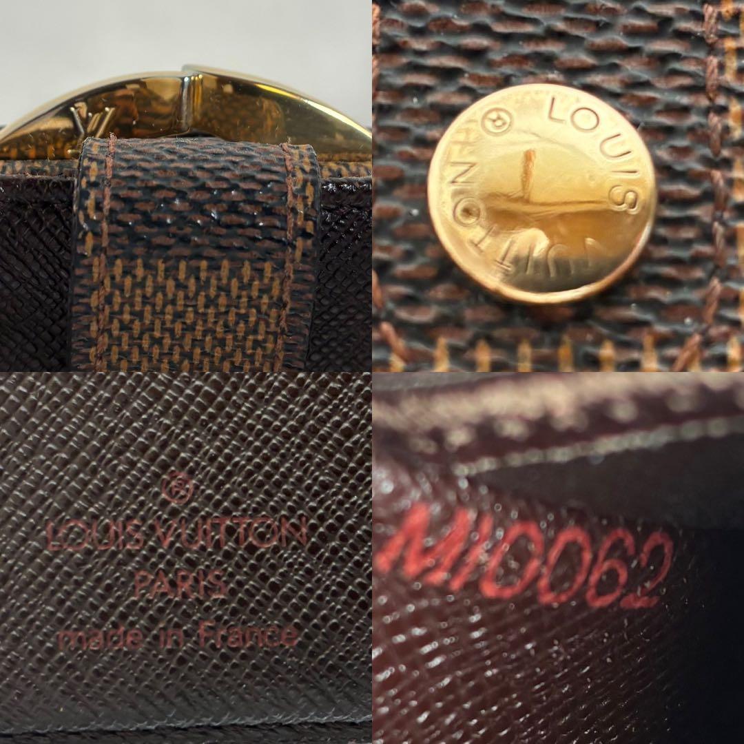 【極美品】ルイヴィトン ダミエ ポルトフォイユヴィエノワ がま口財布