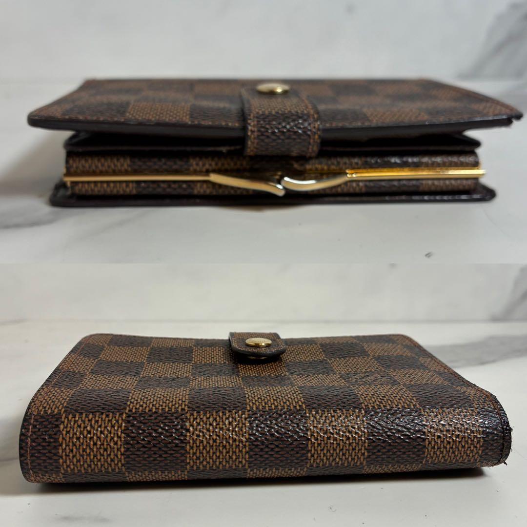 【極美品】ルイヴィトン ダミエ ポルトフォイユヴィエノワ がま口財布
