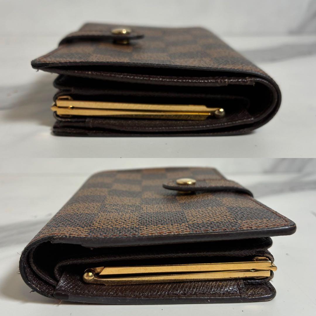 【極美品】ルイヴィトン ダミエ ポルトフォイユヴィエノワ がま口財布