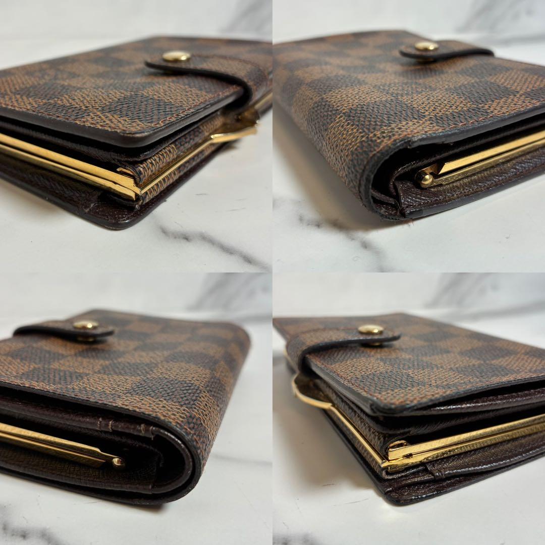 【極美品】ルイヴィトン ダミエ ポルトフォイユヴィエノワ がま口財布