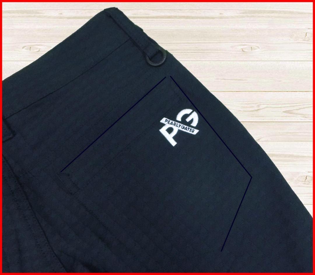 【新品】パーリーゲイツゴルフパンツストレッチ0/Sズボン紺ネイビー