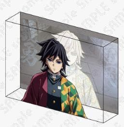鬼滅の刃　柱イベント開幕企画　KVアナザーカット 二層アクリルブロック 冨岡義勇