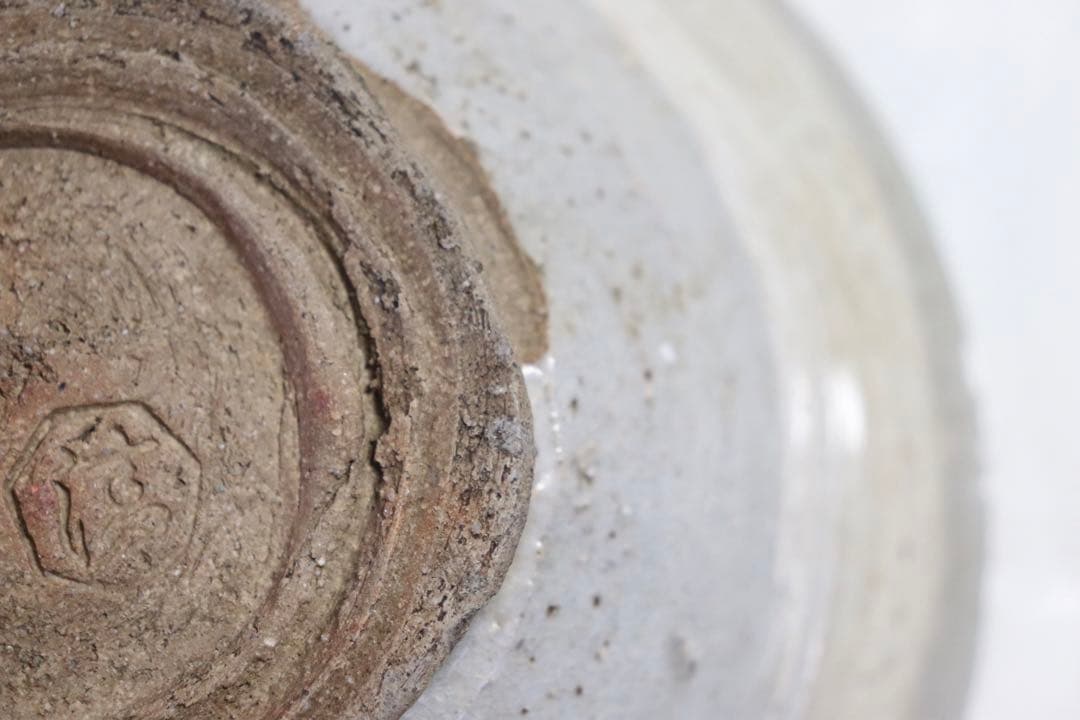 時代　清水六兵衛　刷毛茶碗　アンティーク　送料込み1122