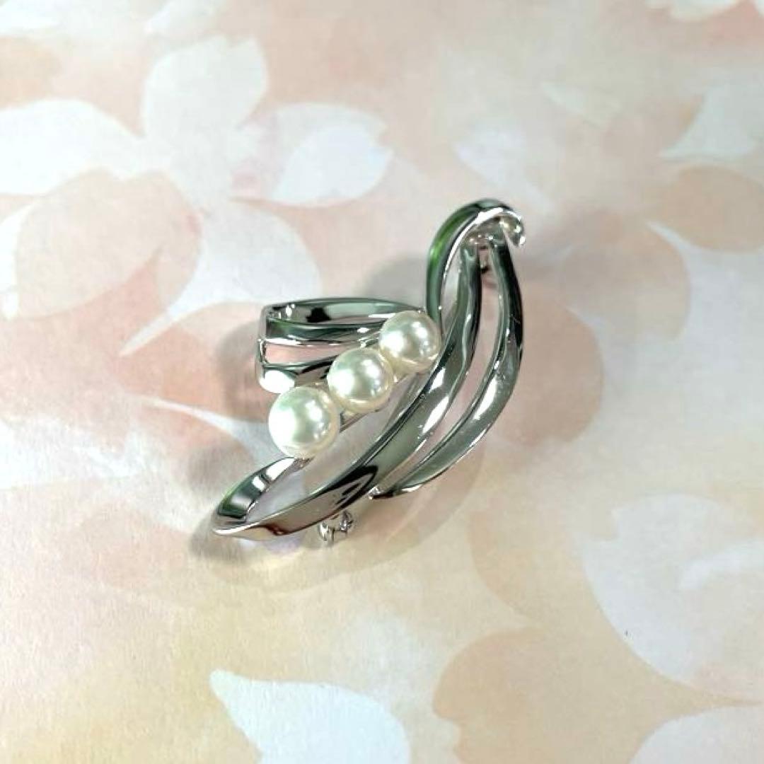 ミキモト　ブローチ　MIKIMOTO あこや真珠　本真珠　入学式　卒業式