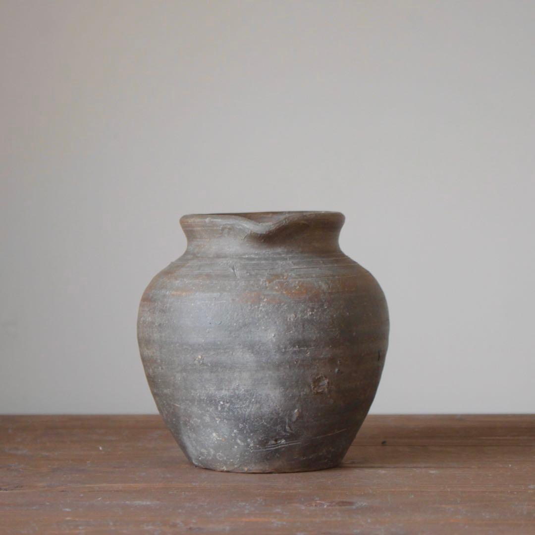 古備前 雀口 小壺 古美術 古道具 アンティーク 種壺 桃山〜江戸初