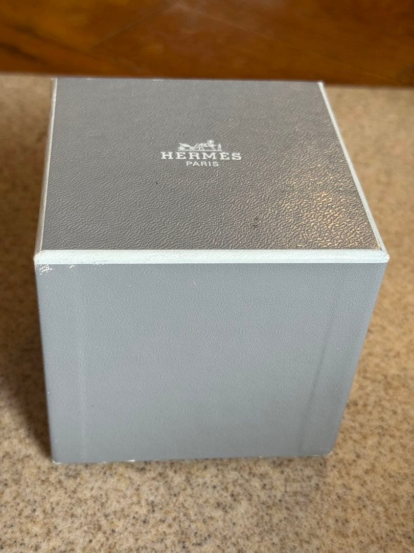 エルメス　ヴィンテージ木象嵌　ブロックメモ レフィル付き