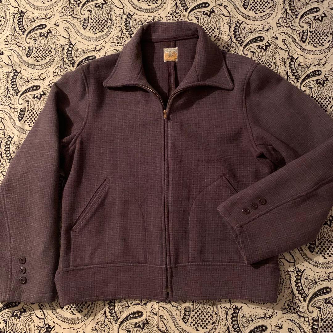 40s【SPECIAL】超高配色 ウール スポーツジャケット スポジャケ 極美品