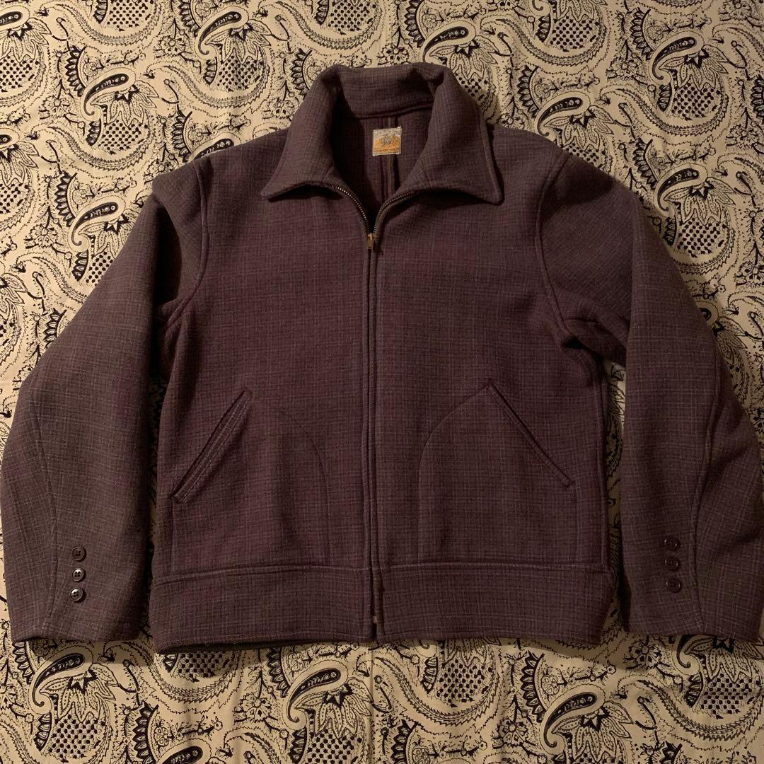 40s【SPECIAL】超高配色 ウール スポーツジャケット スポジャケ 極美品