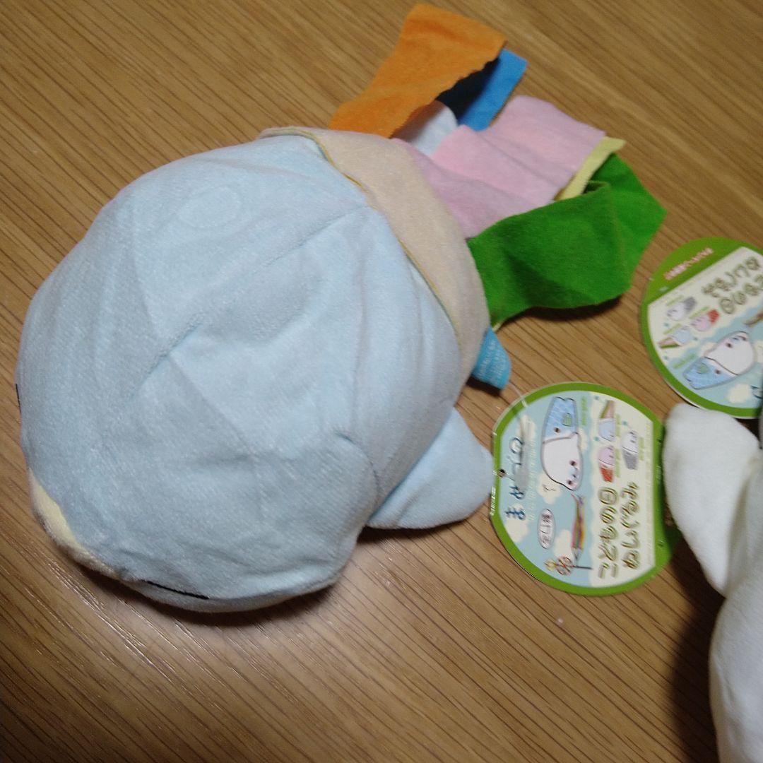 希少　まめゴマ　こどもの日ぬいぐるみ　タグ付き全４種　当時物　平成レトロ