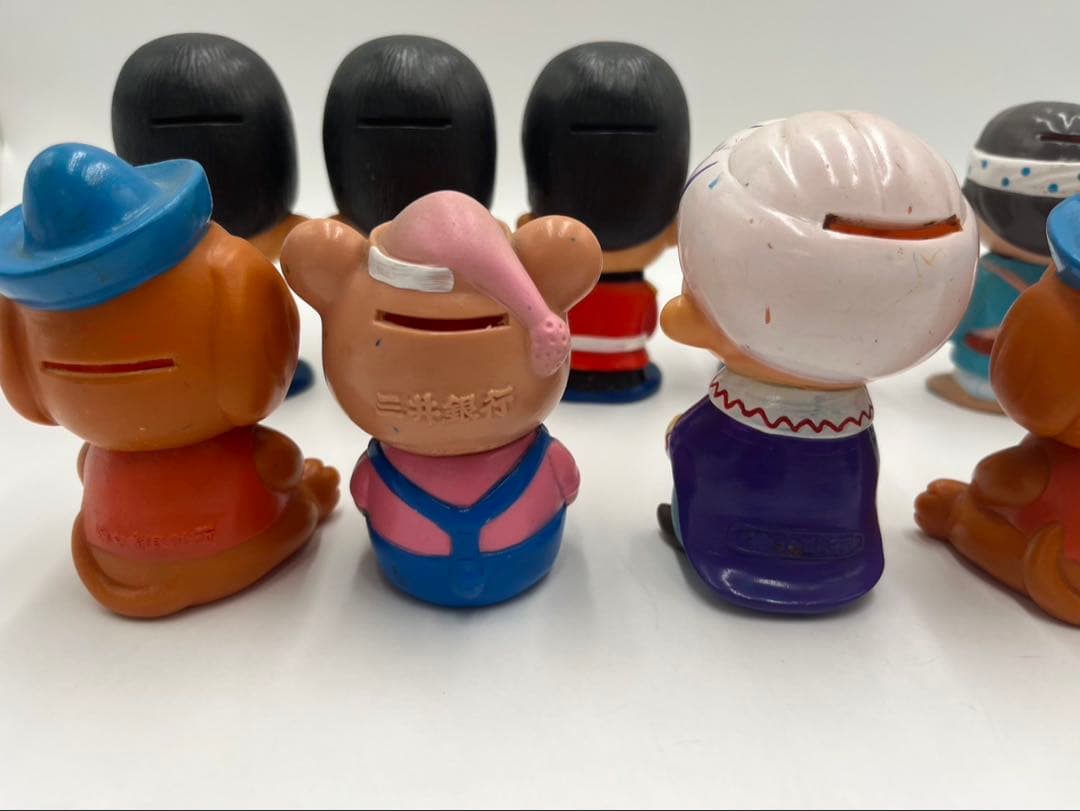 三井銀行　三菱銀行　富士銀行など　ソフビ　貯金箱