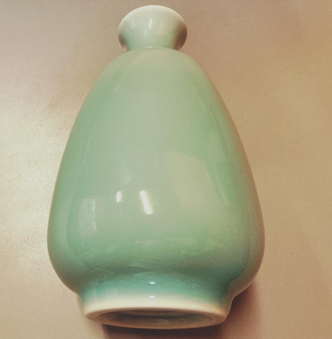 小笠原長春 伊万里 青磁 花入 【真作保証】