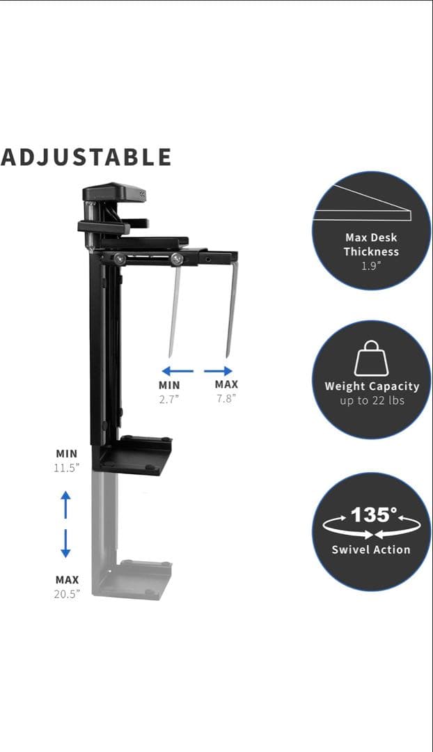 VIVO パソコンスタンド USB 3.0付き