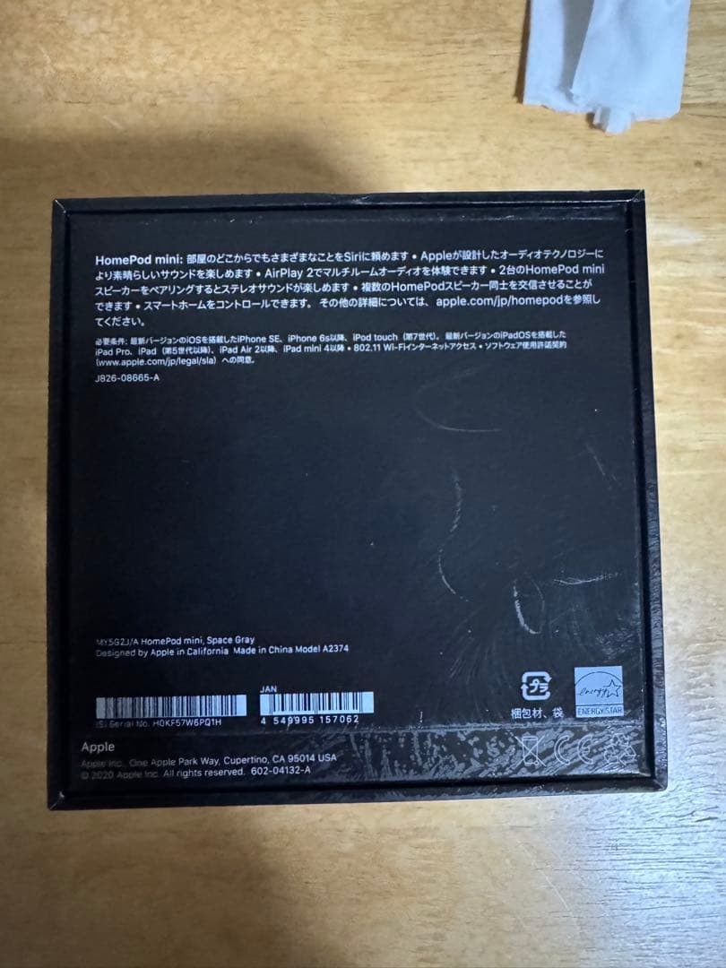Apple Pod mini スペースグレー