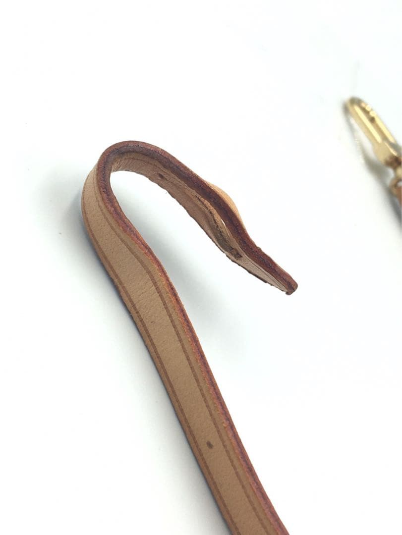 ルイヴィトン　ヌメ革　ハンドバッグ　ストラップ　アクセサリーポーチ