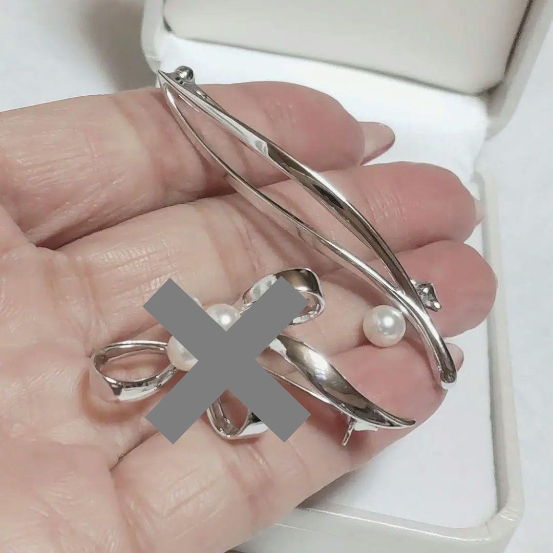 MIKIMOTO♡ベビーパール♡シルバーブローチ