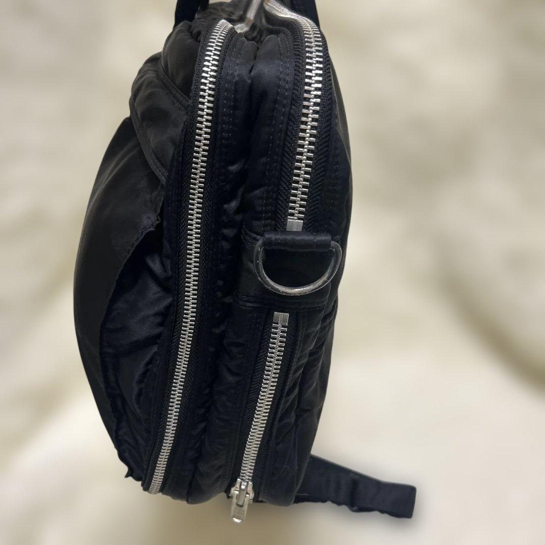 ✨美品✨ポーター タンカー 2way 2層 拡張可能　ブリーフケース 黒 A4