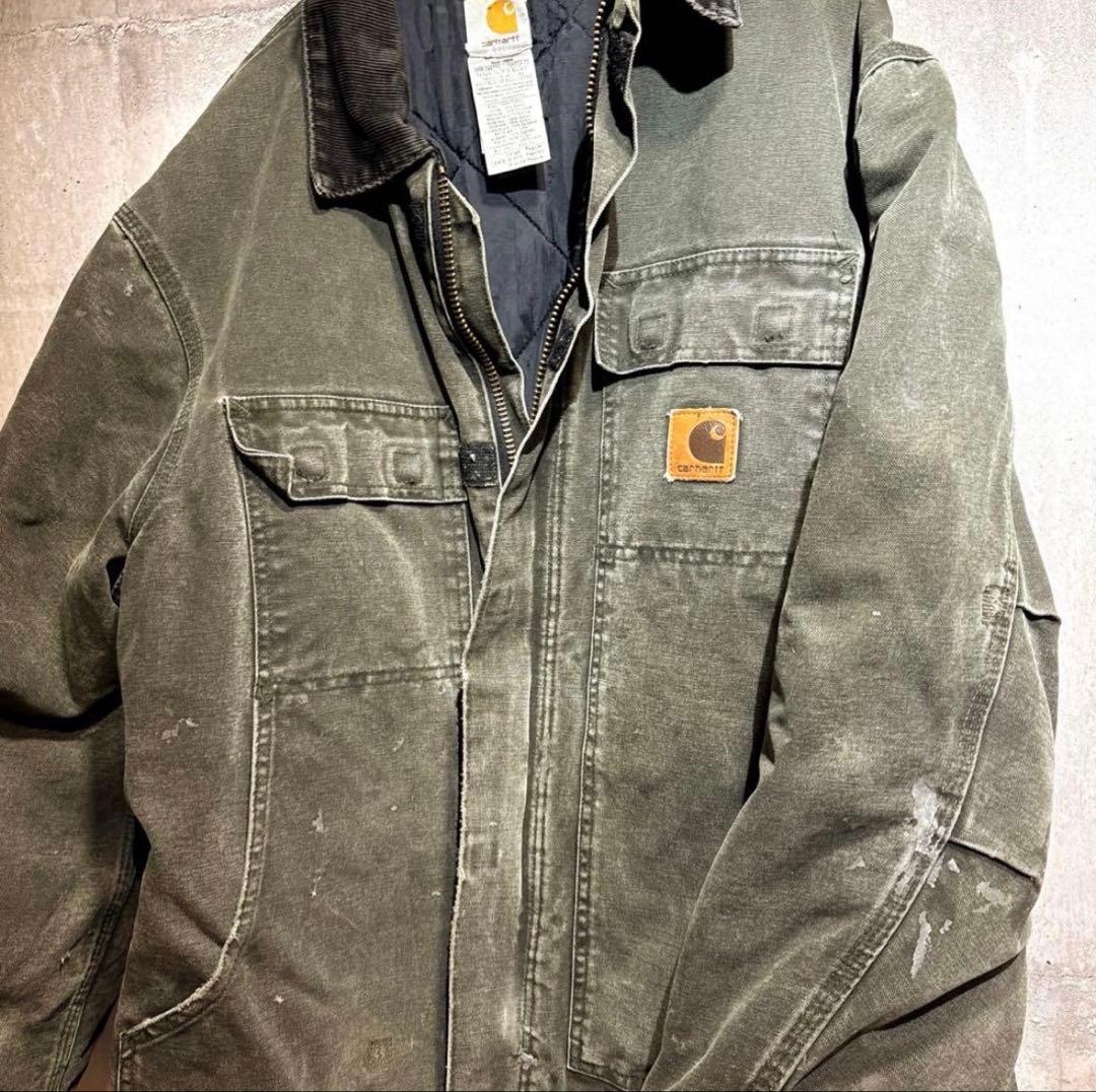 【極上】Carhartt カーハート トラディショナルコート MOS モス