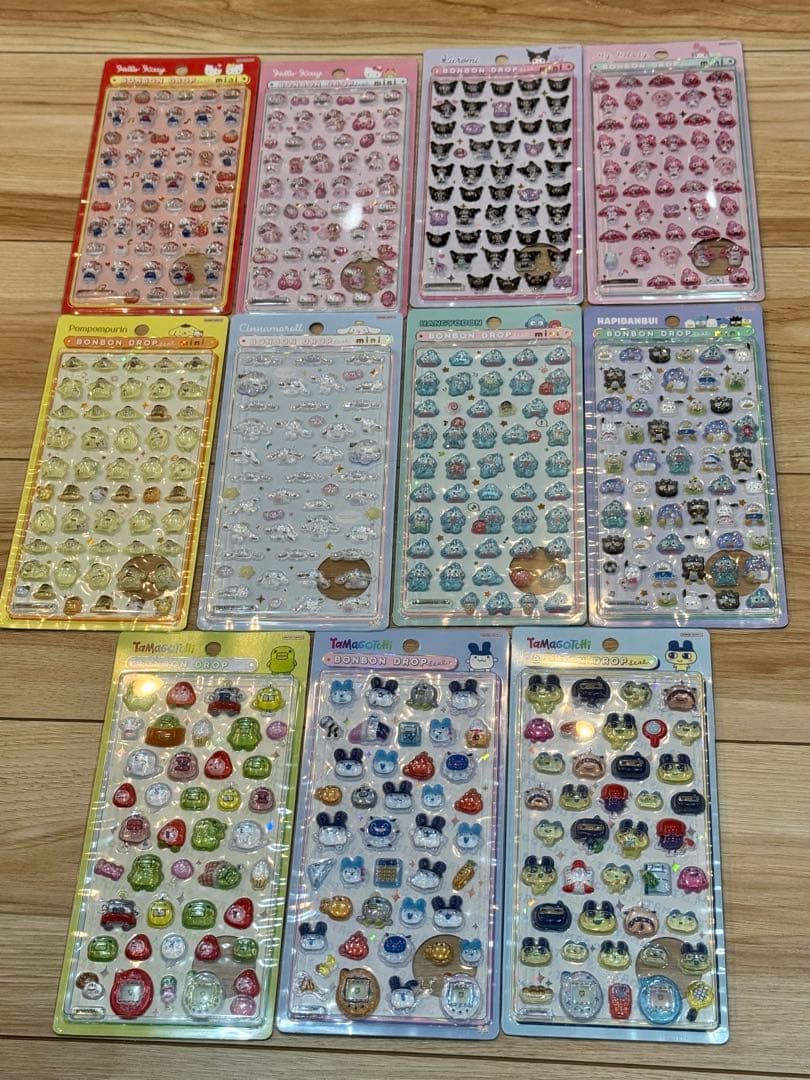 ボンボンドロップシール 11枚セット