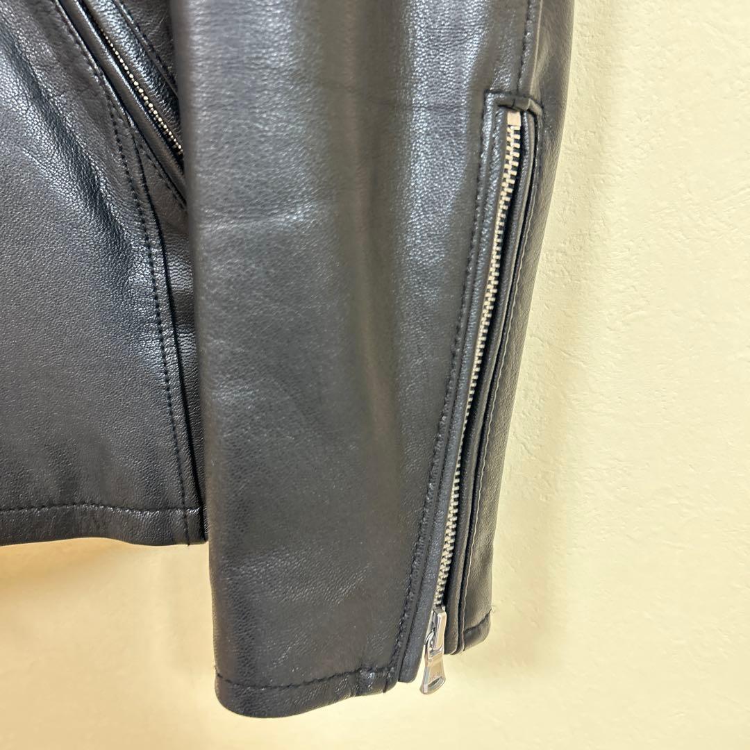 フリークスストア　レザージャケット　シングル　ライダースジャケット　M 山羊革