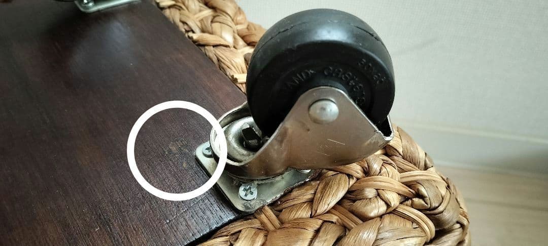 キャスター付サイドテーブル