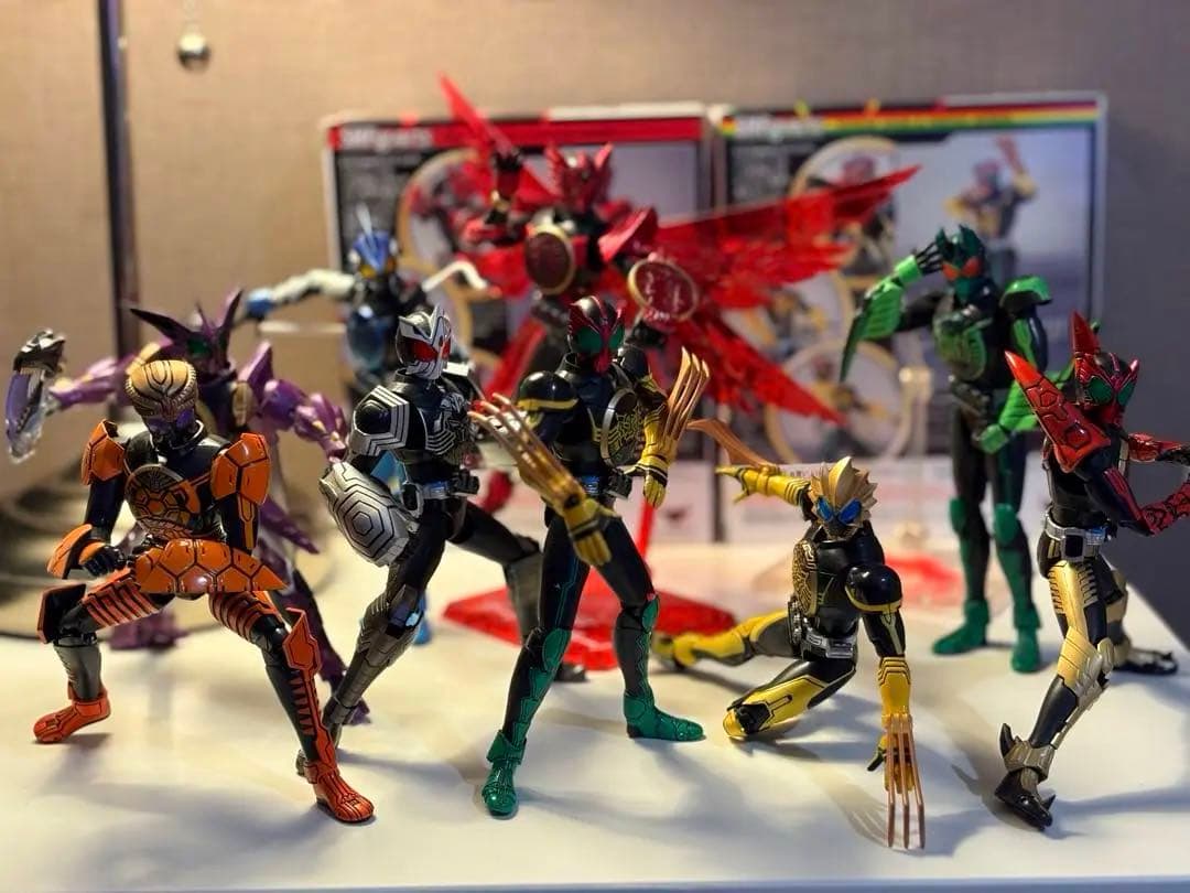 S.H.Figuarts 仮面ライダーオーズ　9体セット