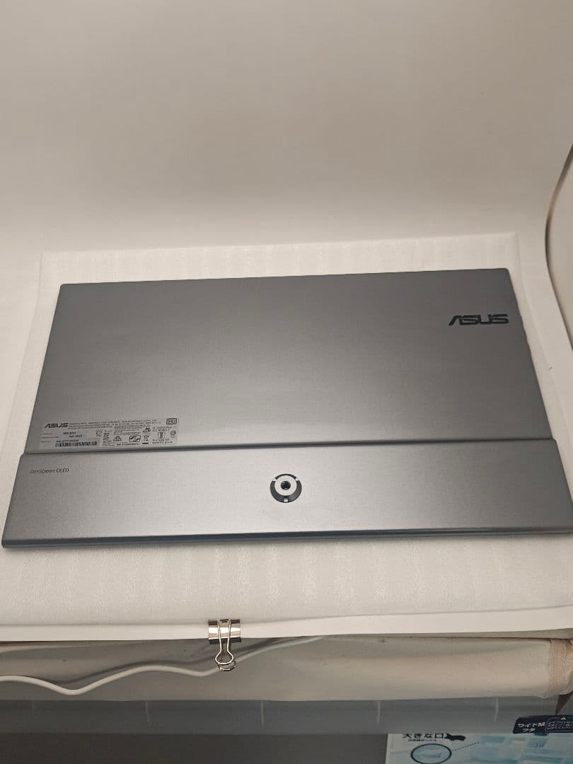 【中古】ASUS ディスプレイ MQ16AH 15.6インチ 有機EL シルバー