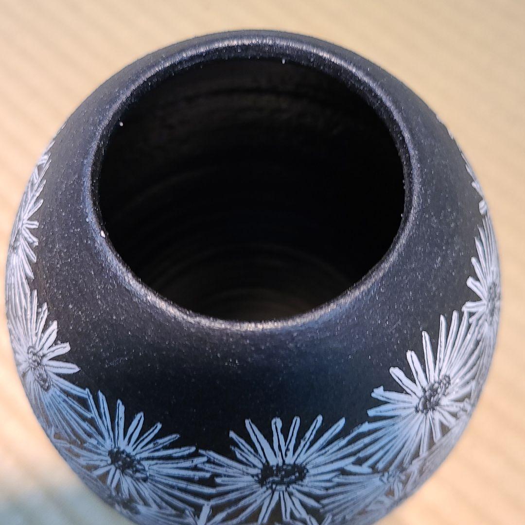 信楽焼 谷野明夫作 花瓶 高さ8.5寸（約26cm） 共箱 本物保証