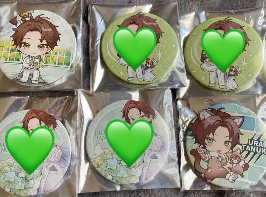 うらたぬき ꕤ︎︎ 缶バッジセット