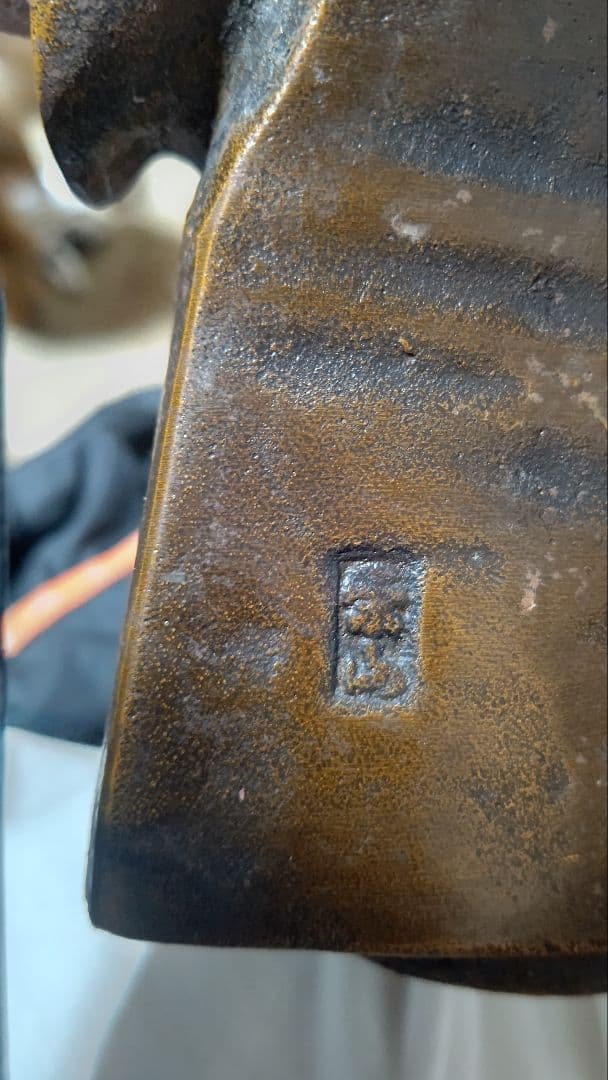 【稀少品】高価アンティーク　ブロンズ像