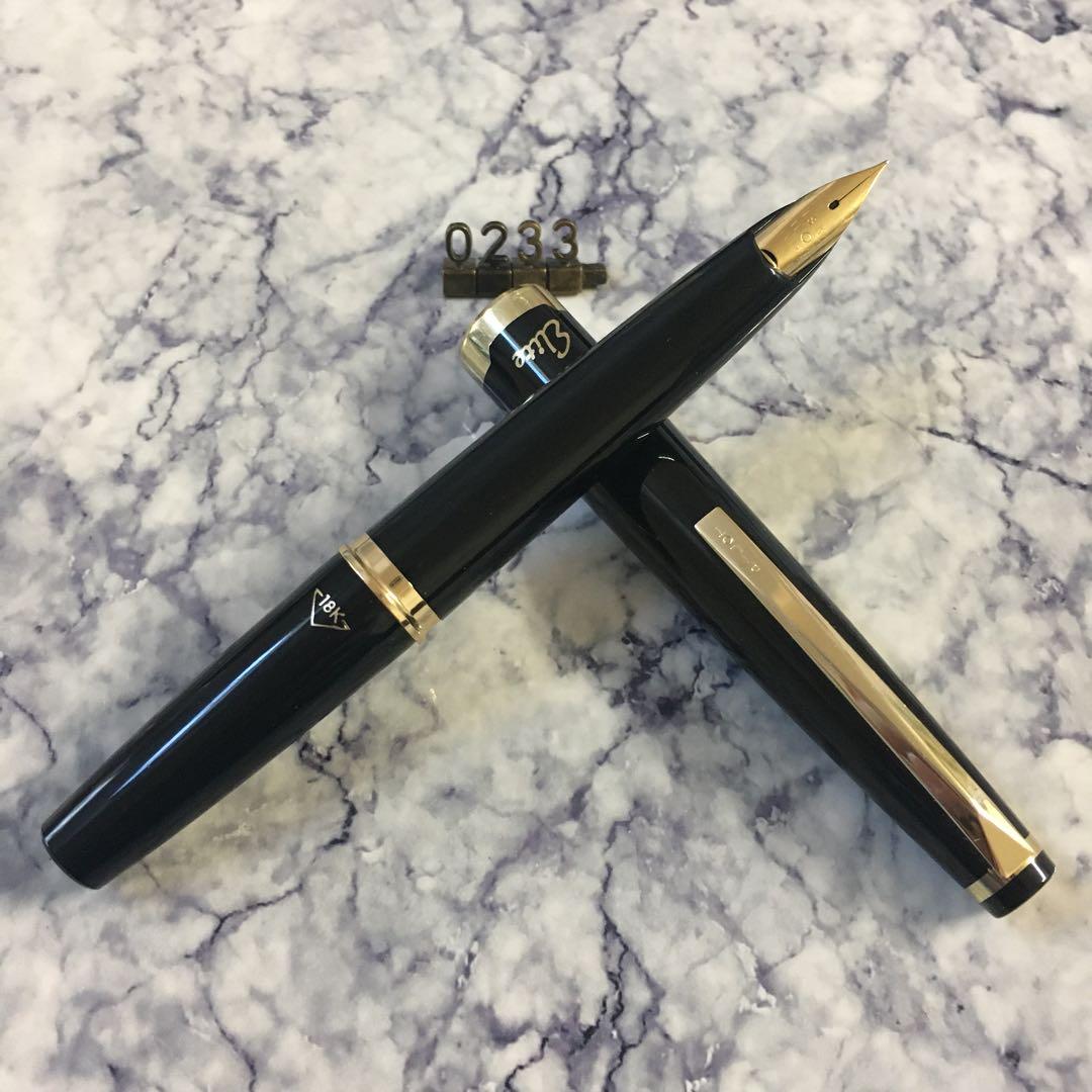 #0233 オーバーホール済み 万年筆 PILOT パイロット エリート18k