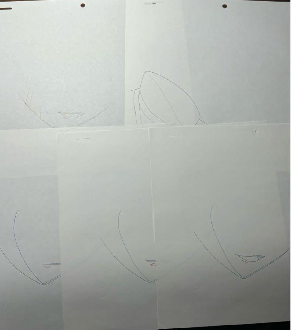 BLEACH セル画　夜一　アニメ　直筆原画　レイアウト