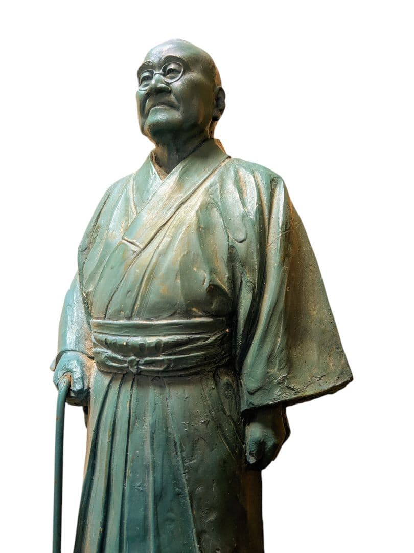 吉田茂 顕彰立像 37cm 記念品 作家名入り