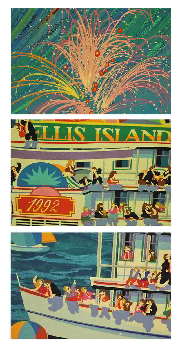 ヒロヤマガタ【エリスアイランド】 シルクスクリーン