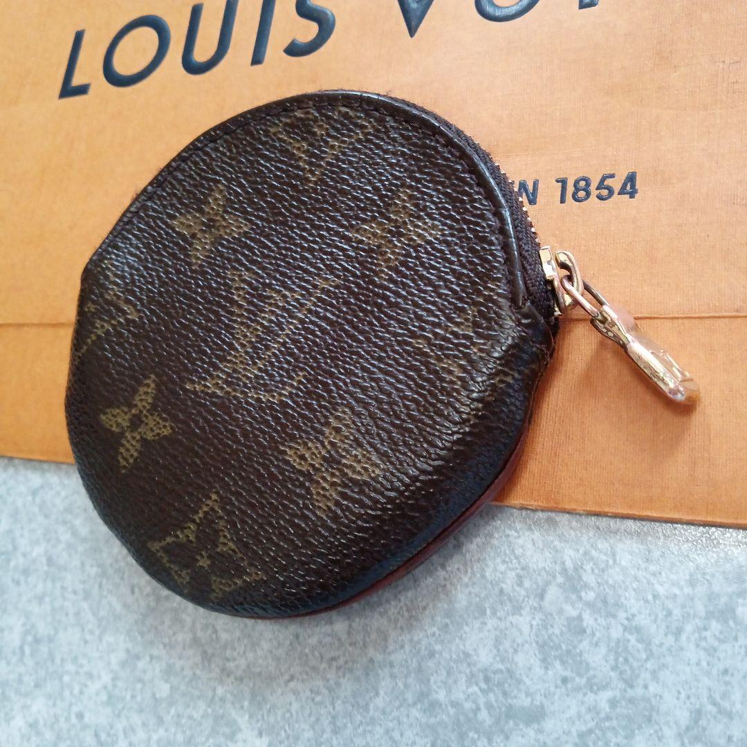 ルイ・ヴィトン。良品モノグラム、ポルトモネ、ロン小銭入れ