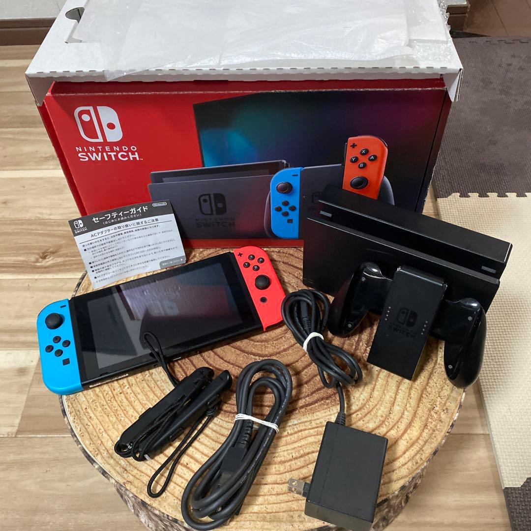 Nintendo Switch ニンテンドースイッチ本体　ネオン ⑦