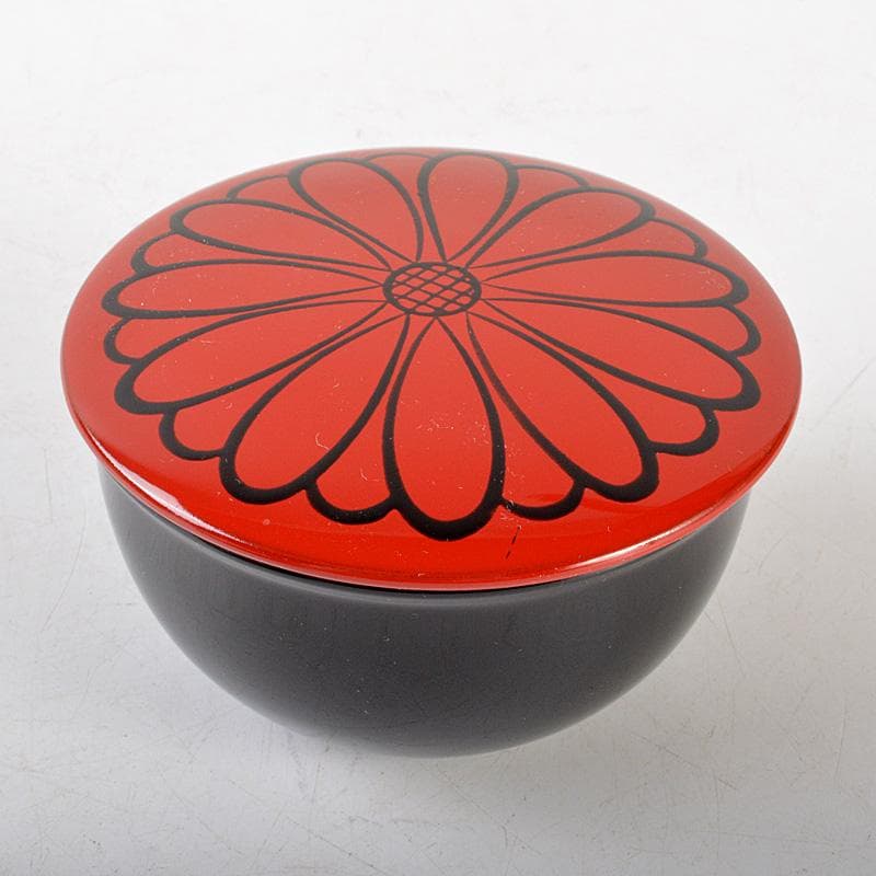 茶道具　 山中塗　中村宗悦作　螺鈿装飾　春秋棗　蓋二種　共箱　V　R6488