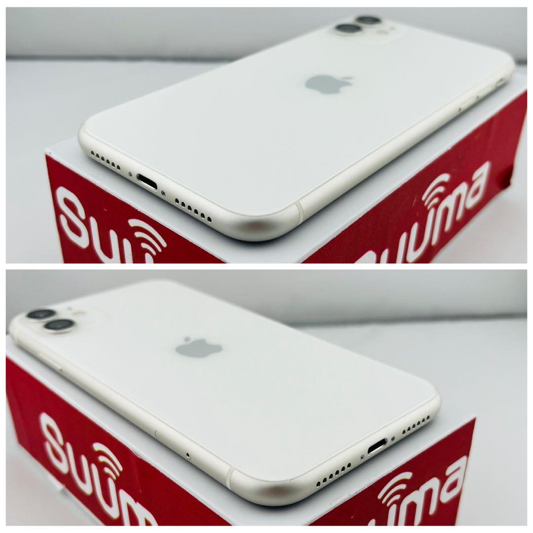 S 100% iPhone 11 64 GB SIMフリー ホワイト 本体