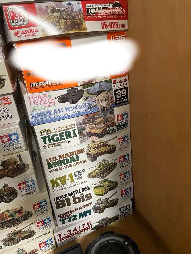 プラモデル1/35戦車（1/32、1/72）戦闘機、爆撃機